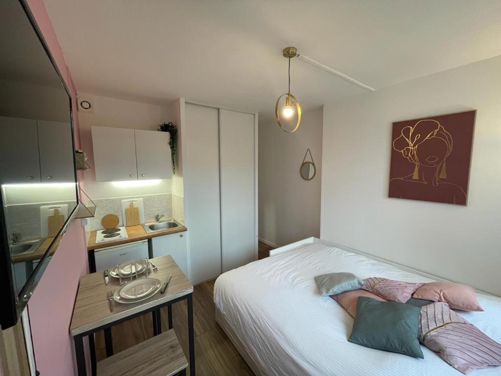 Rose, Studio Proche Centre Ville Кан Екстериор снимка
