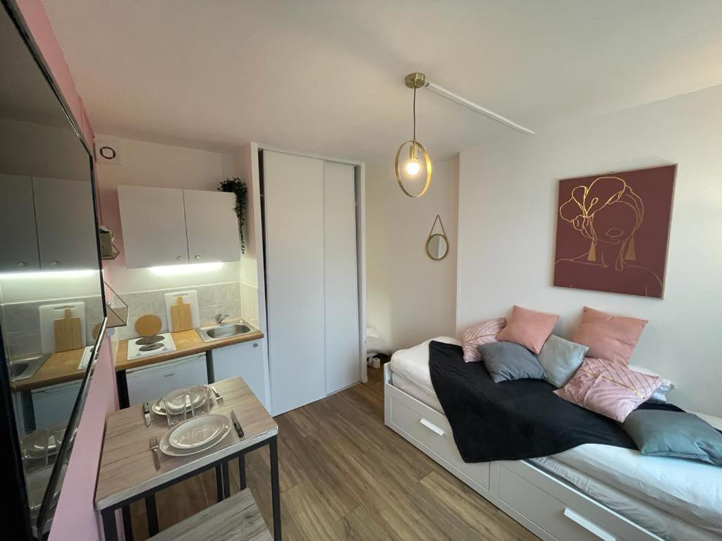 Rose, Studio Proche Centre Ville Кан Екстериор снимка